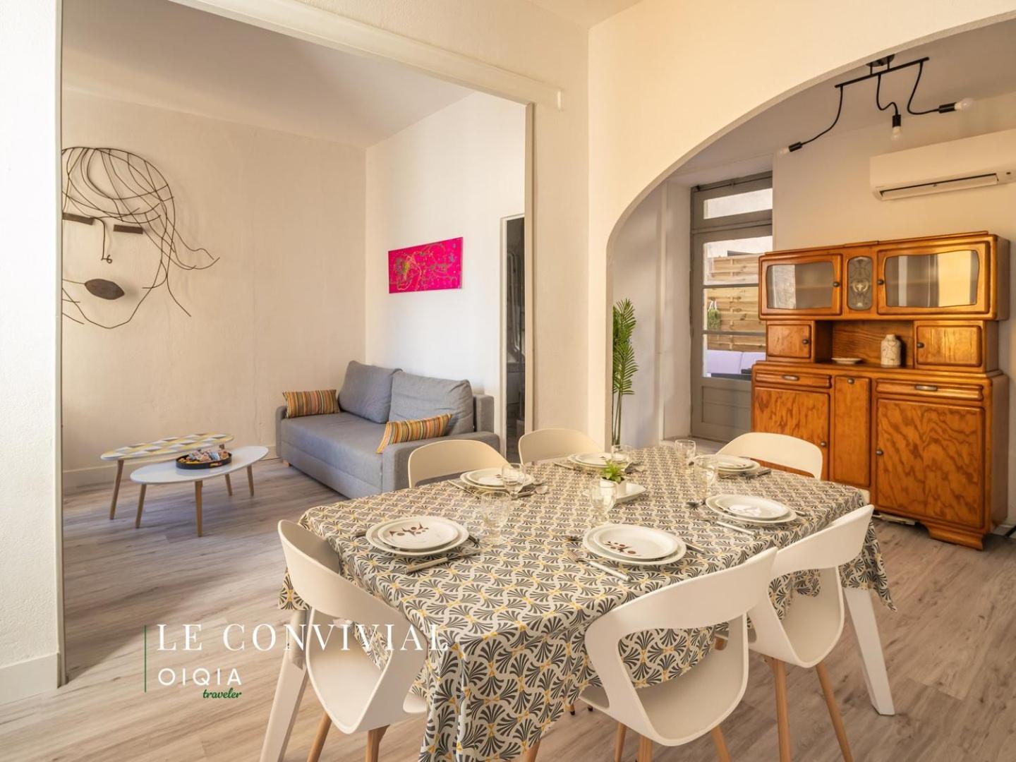 Le Convivial ~ Climatisation ~ Terrasse ~ Halles 나르본 외부 사진